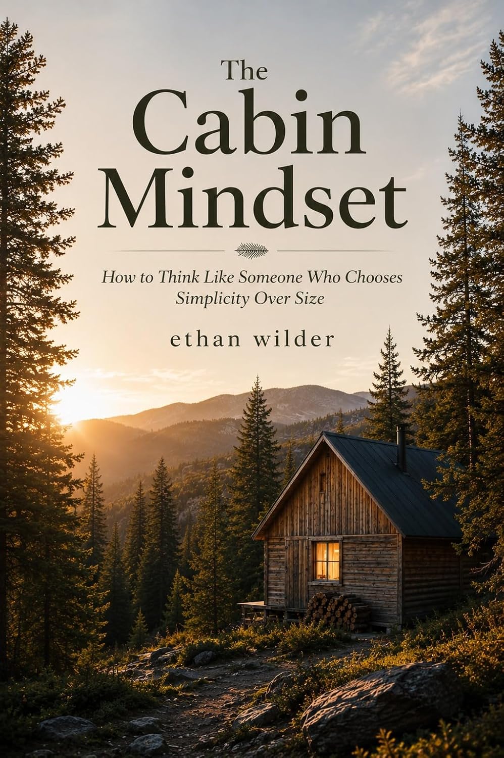 ler totalmente The Cabin Mindset: How to Think Like Someone Who Chooses Simplicity Over Size (English Edition)