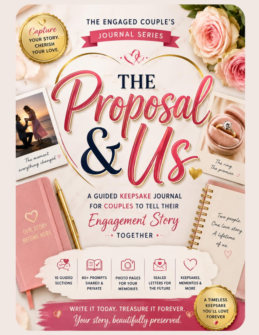The Proposal & Us: A Guided Memory Book with Prompts and Photo Pages for Couples to Preserve Their Engagement Story Forever baixar o livro de graça