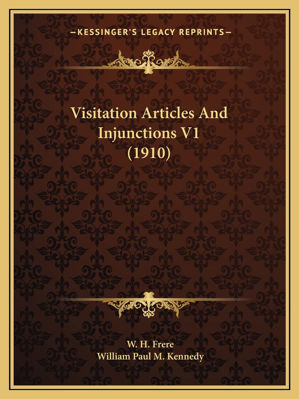 Visitation Articles And Injunctions V1 (1910)