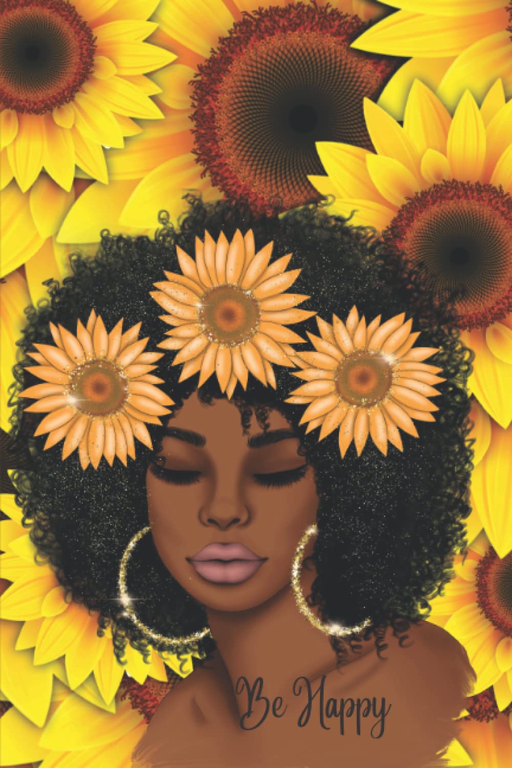 ler totalmente Journal: Beautiful Sunflowers Journal for Black Women | Diary | Notebook | for Gift giving or for your own writing therapy, great relaxation method, 150 Pages, 6*9 inches.