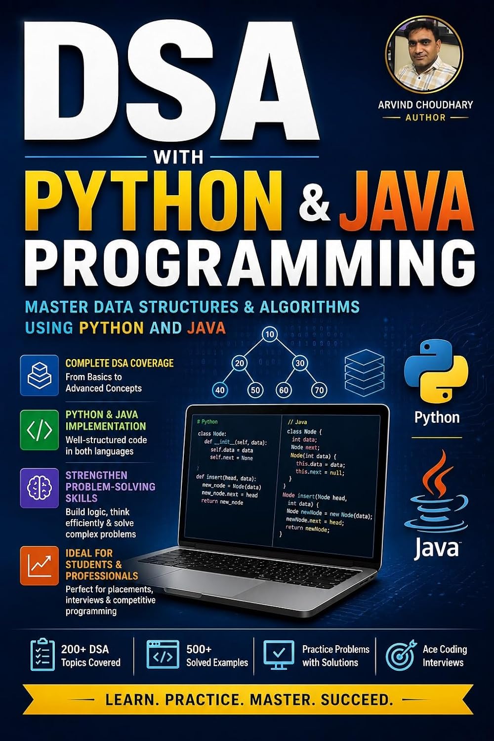 Data Structure Processing (DSA) with Python & Java Programming: A Practical Guide to Data Structures, Algorithms, Problem Solving, and Coding Interviews with Python and Java (English Edition) baixar livro de graça