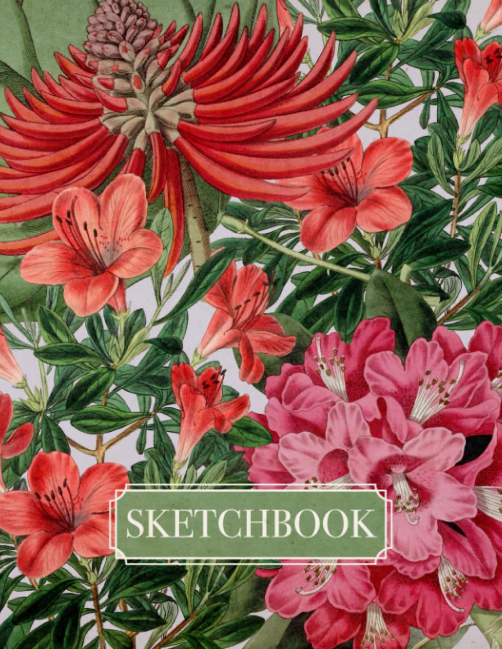 Flower Drawing Book: Charm Floral Art Sketchbook | Aesthetic Botanical Drawing Notebook with Large Blank Pages | Vintage Style Sketching Journal | 8.5"x11" baixar o livro de graça