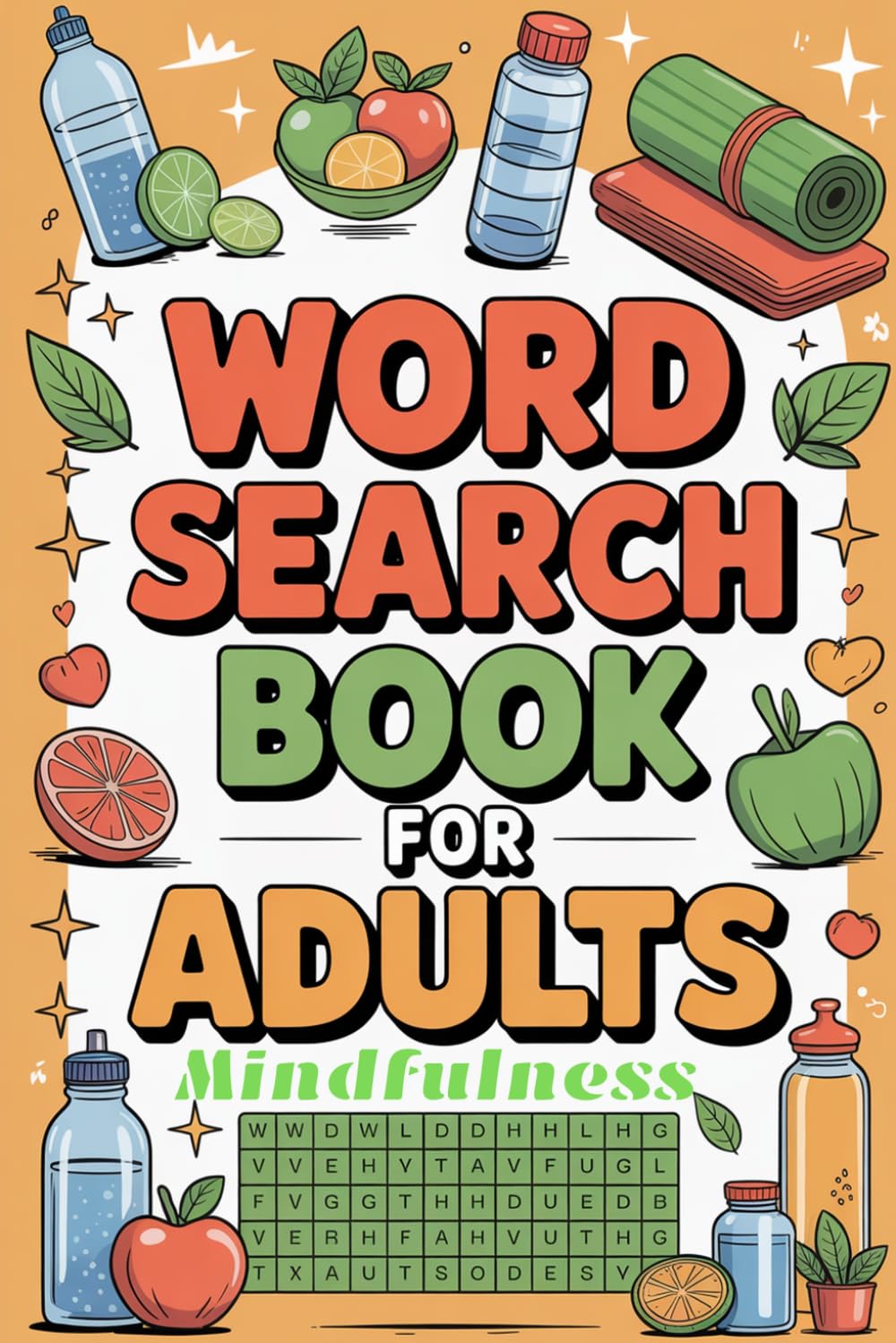 capítulo por capítulo baixar Mindfulness Word Search Book for Adults: 92 Relaxing Puzzles Featuring Fitness, Nutrition, Wellness and Healthy Living Vocabulary