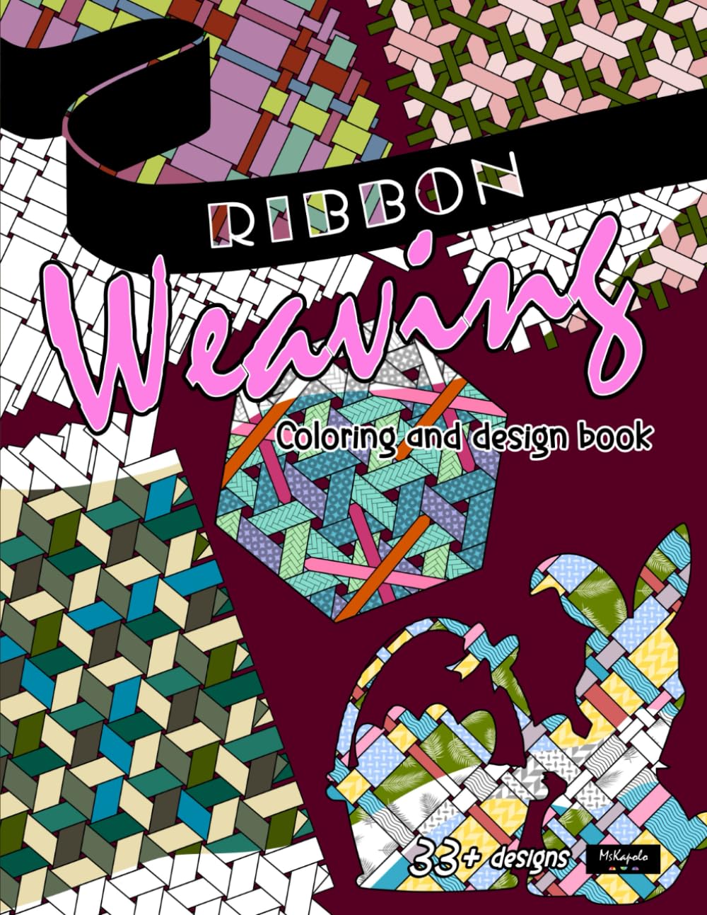 capítulo por capítulo baixar Ribbon weaving, coloring and design book: Beginner weave patterns, applicable to paper strips, blanket yarns, leather ribbons, and more
