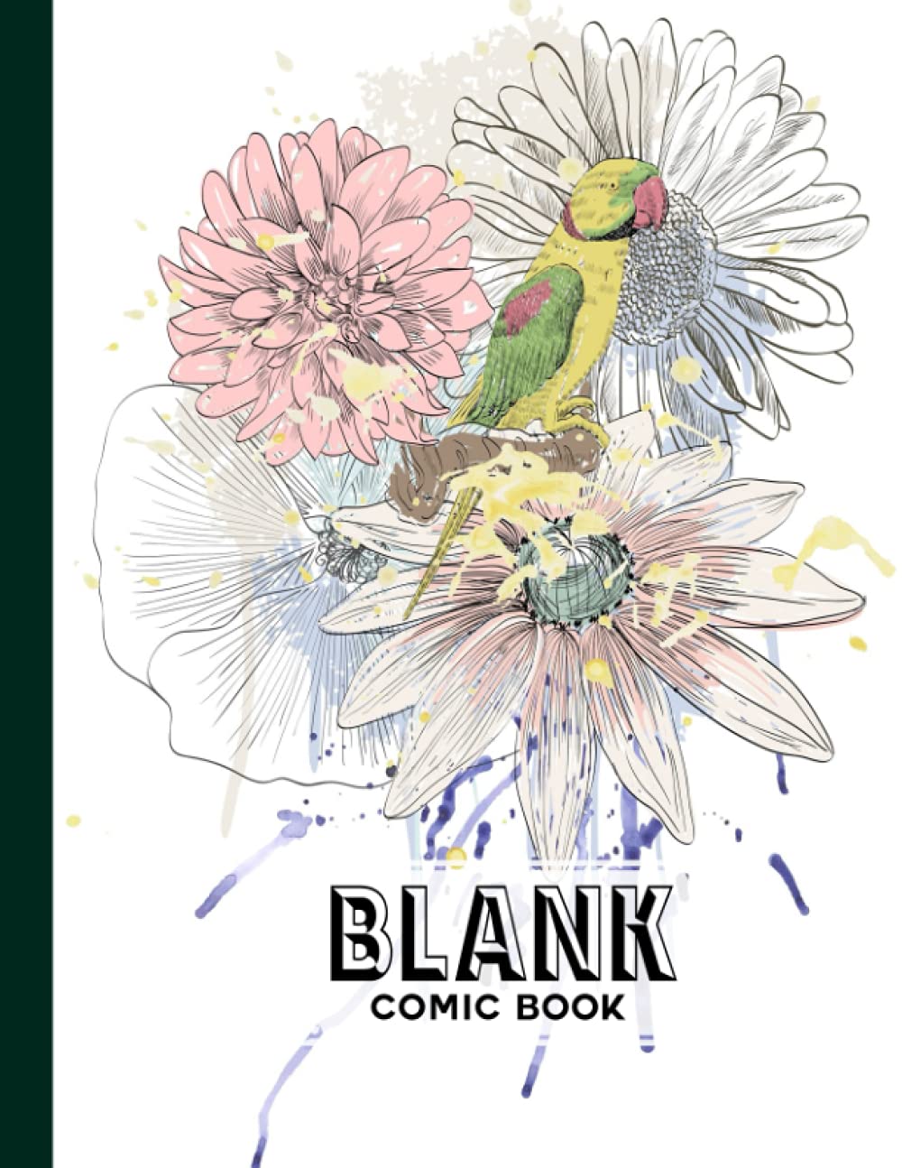 Blank Comic Book: Premium Parrots Cover Blank Comic Book, Create Your Own Story, Journal, Notebook, Sketchbook for Kids and Adults, 120 Pages - Size 8.5" x 11" Notebook by Margit Popp baixar livro de graça