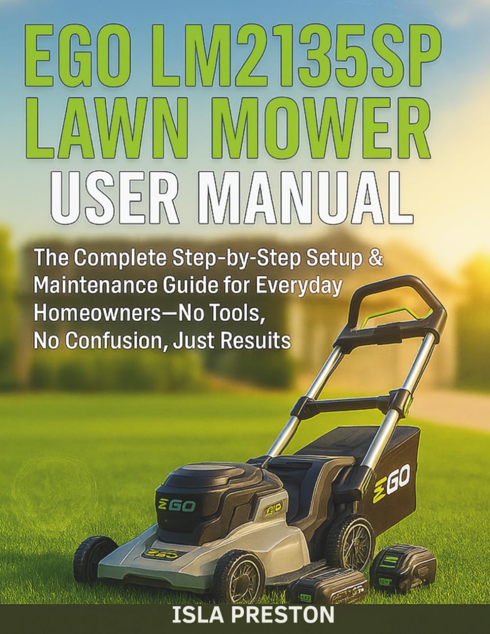 EGO LM2135SP Lawn Mower User Manual: The Complete Step-by-Step Setup & Maintenance Guide for Everyday Homeowners—No Tools, No Confusion, Just Results baixar o livro de graça