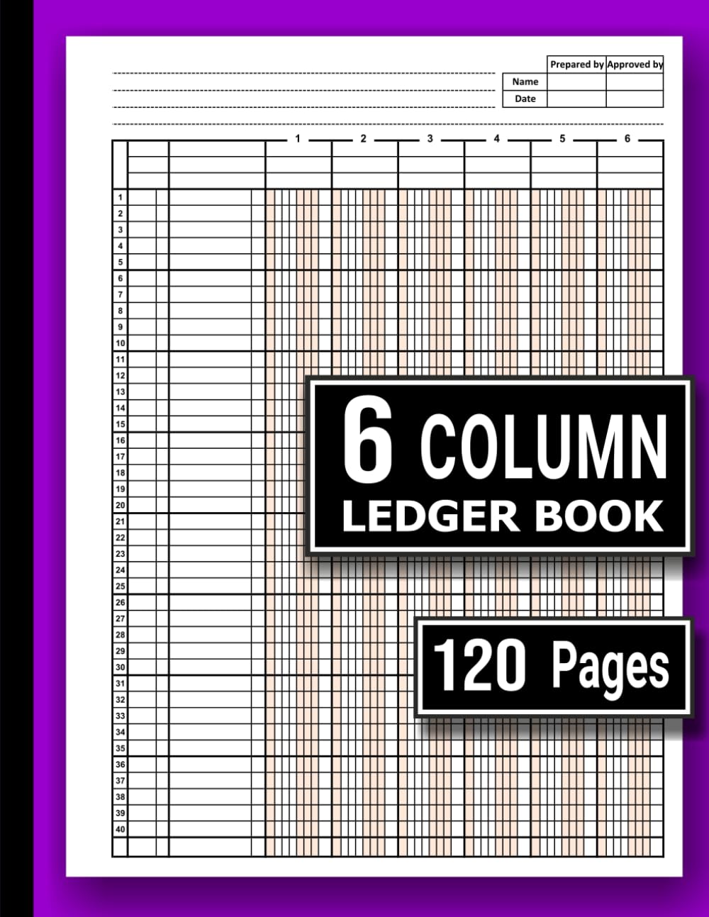 ler totalmente 6 Column Ledger Book: Simple & Effective Accounting Ledger for Bookkeeping & Small Business | Log Book for Income and Expense Tracking | 120 Pages