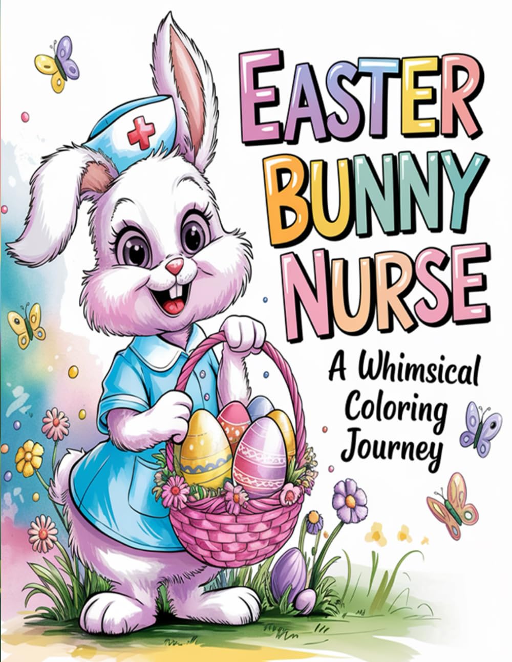 capítulo por capítulo baixar Easter Bunny Nurse: A Whimsical Coloring Journey: A Fun & Relaxing Easter-Themed Coloring Book for Kids and Adults
