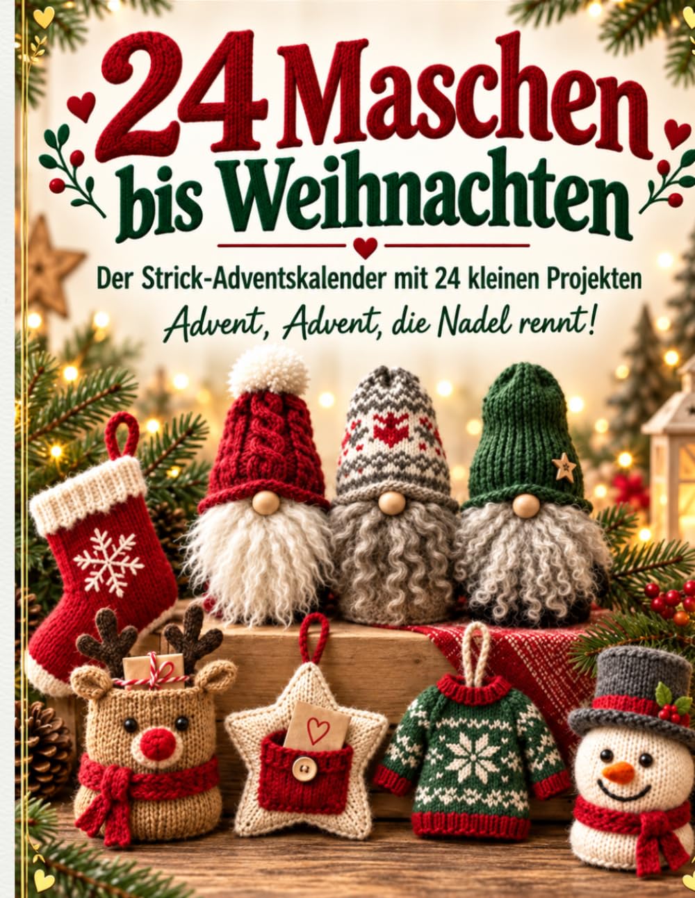 24 Maschen bis Weihnachten: Der Strick-Adventskalender mit 24 kleinen Projekten für eine kreative Weihnachtszeit (German Edition) baixar o livro de graça