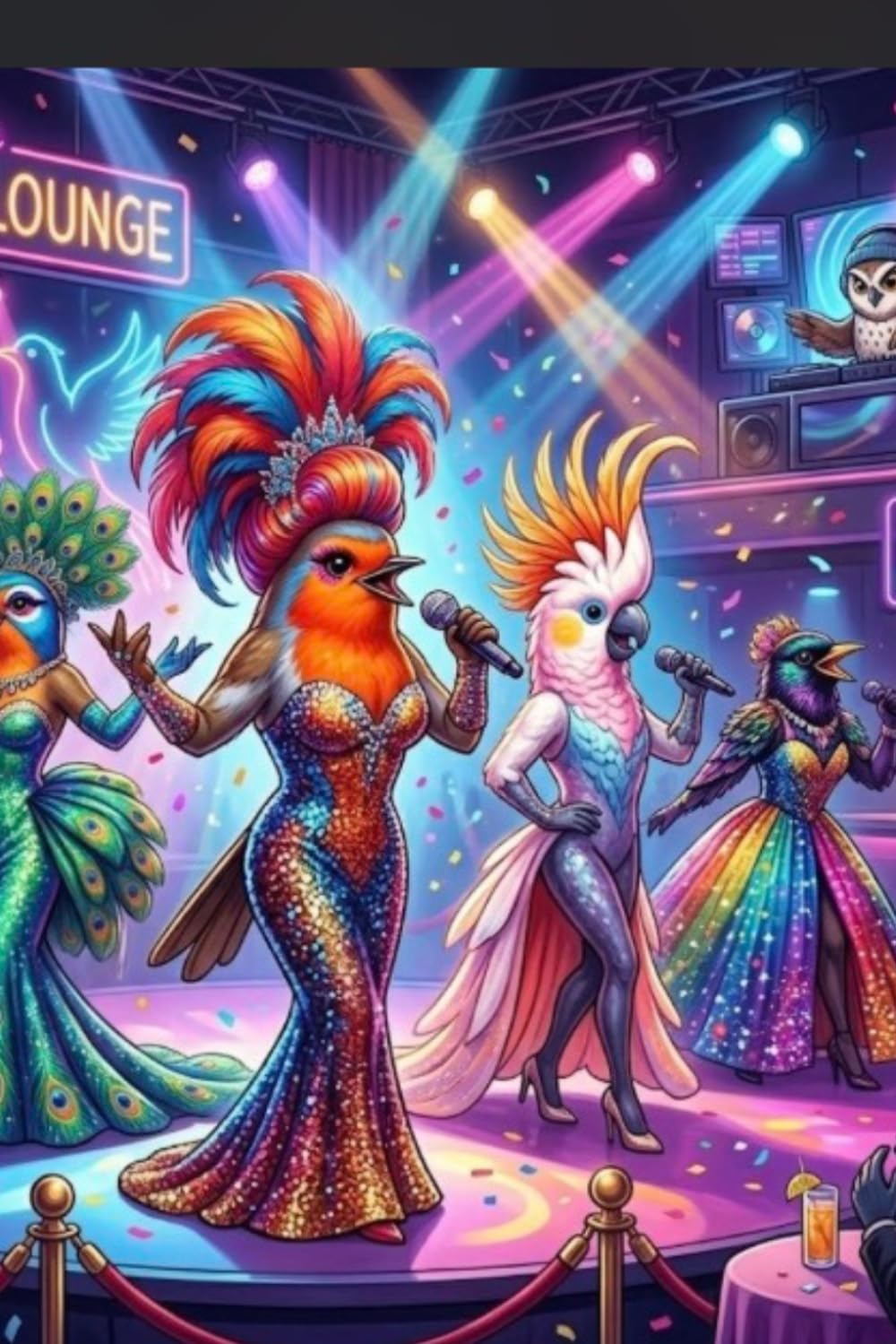 ler totalmente Drag Queen Bird Notebook