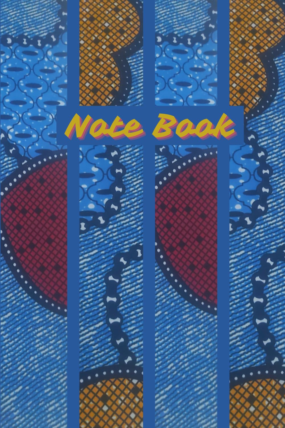 Notebook: An Afro-Pattern Themed Lined Journal, 120 Pages, 12.52 x 9.25". For Writing Notes, Journaling, To-Do List, Creative Writing, Keeping Records baixar livro de graça