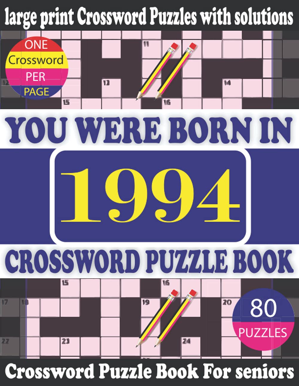 capítulo por capítulo baixar You Were Born in 1994: Crossword Puzzle Book: Crossword Games for Puzzle Fans & Exciting Crossword Puzzle Book for Adults With Solution