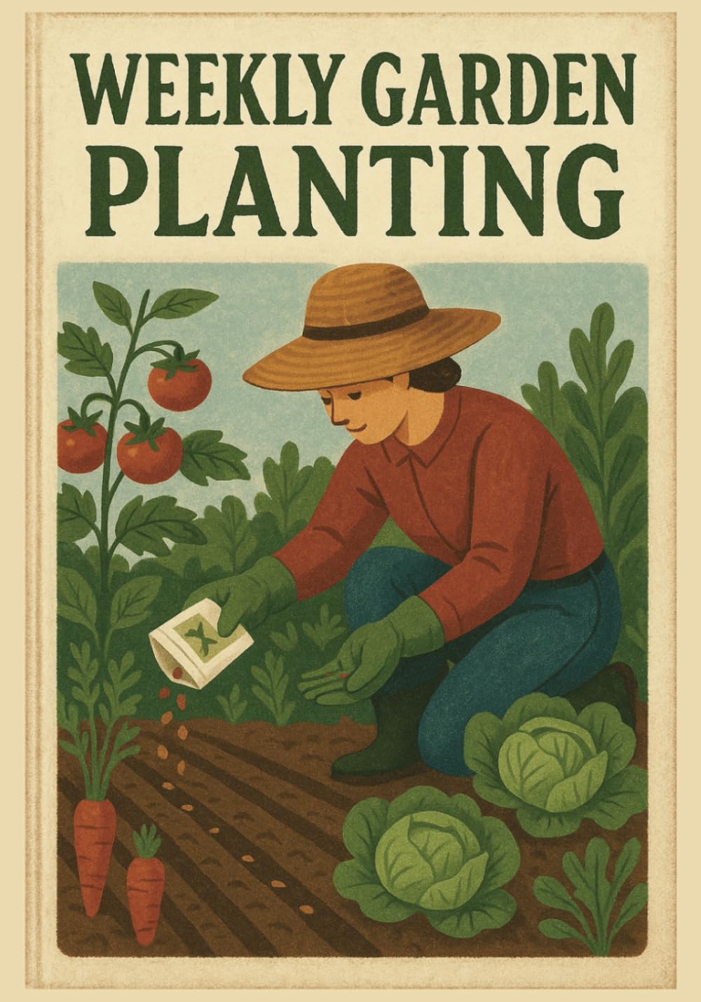 capítulo por capítulo baixar Weekly Garden Planting: A Weekly Planner for Organizing Your Garden Planting Schedule | Track Growth, Harvests, and Seasonal Garden Tasks | Perfect for Vegetable, Herb, and Flower Gardeners