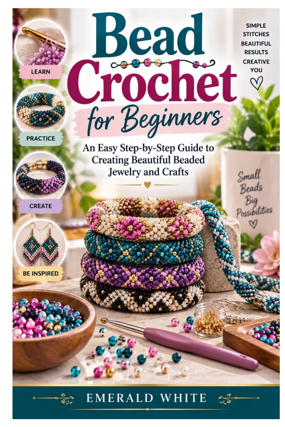 Bead Crochet for Beginners: An Easy Step-by-Step Guide to Creating Beautiful Beaded Jewelry and Crafts baixar o livro de graça