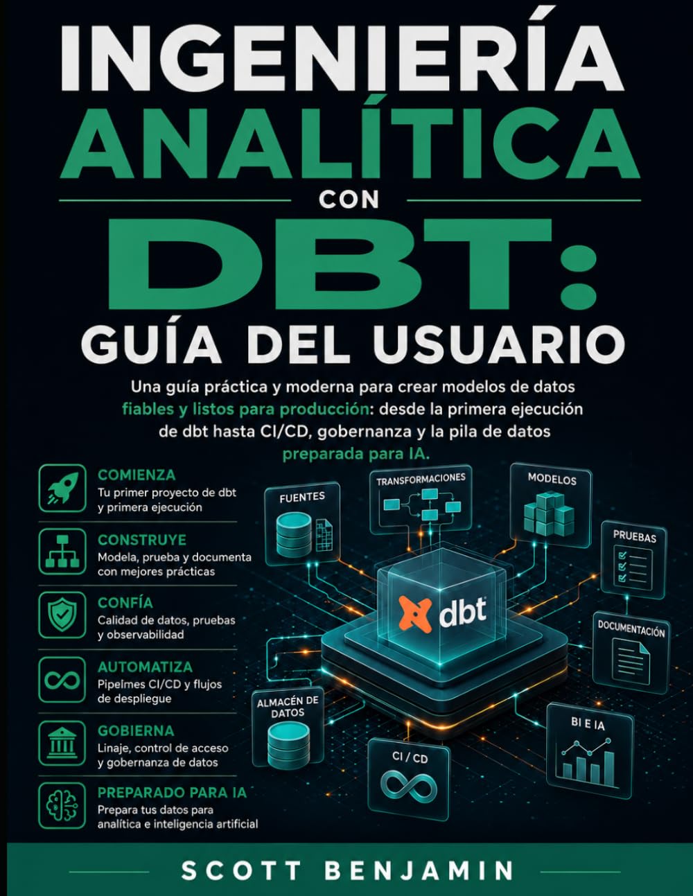 ler totalmente Ingeniería Analítica Con Dbt: GUÍA DEL USUARIO: Una guía práctica y moderna para crear modelos de datos fiables y listos para producción: desde la... y la pila de datos preparada para IA.