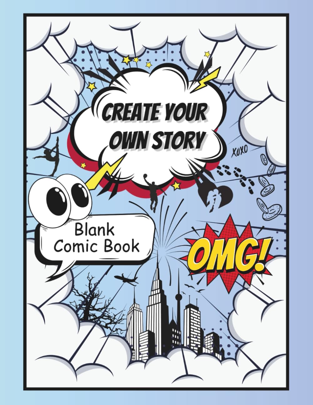 capítulo por capítulo baixar Blank Comic Book - Create Your Own Story: Blank Pages and Speech Bubble Templates for Drawing Comics and Writing Scripts – Large 8.5" x 11" Cartoon Notebook with Over 110 Pages