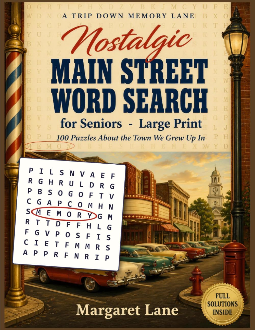 capítulo por capítulo baixar Nostalgic Main Street Word Search for Seniors - Large Print: A Gift for Grandma, Grandpa, Mom & Dad - 100 Puzzles About the Town We Grew Up In: the... House (Large Print Puzzle Books For Seniors)