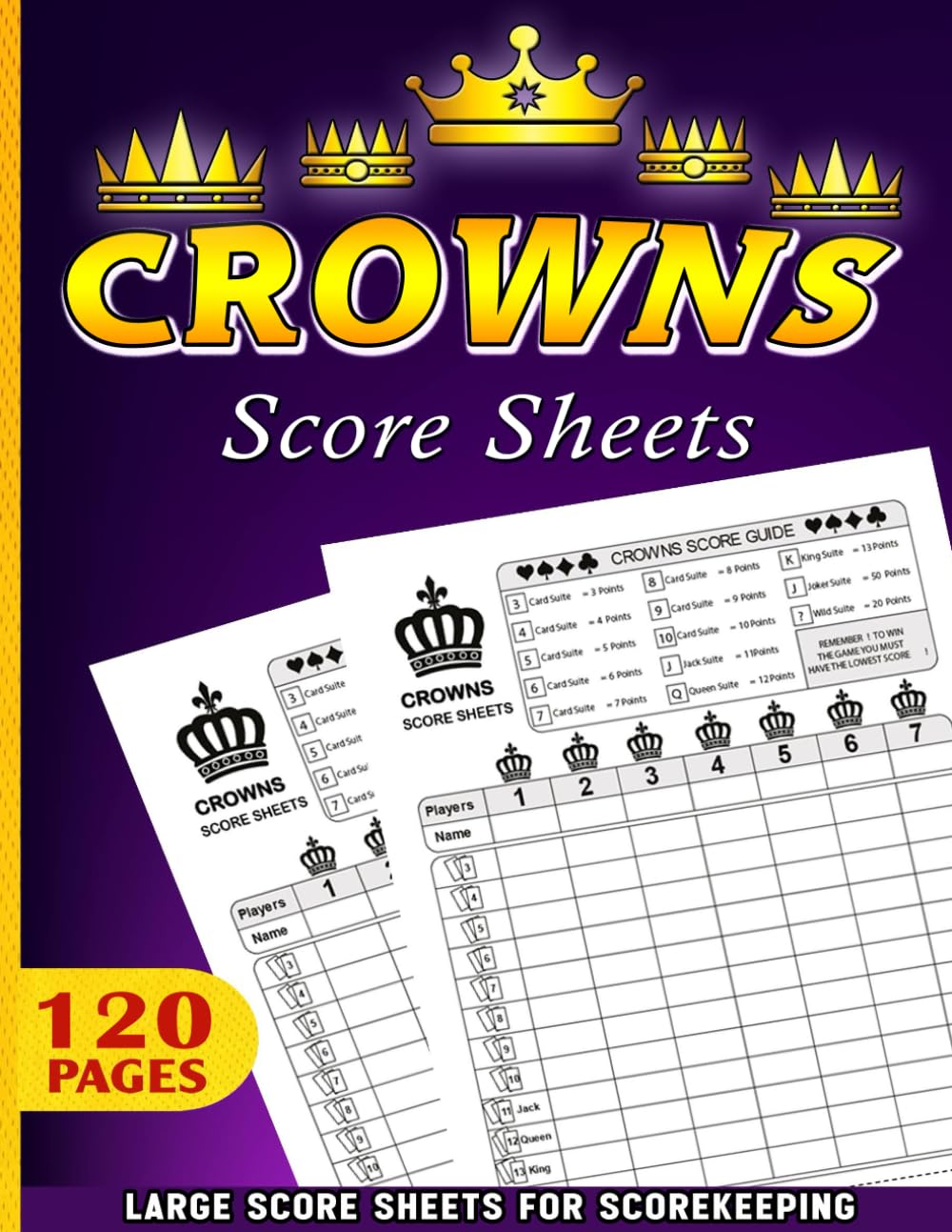capítulo por capítulo baixar crowns score sheets: crowns score pads large print for scorekeeping with size 8.5 x 11 inches.