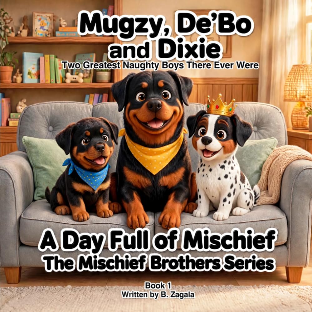 Mugzy, De'Bo & Dixie: Two Greatest Naughty Boys There Ever Were: Book 1: A Day Full of Mischief (The Mischief Brothers) baixar livro de graça
