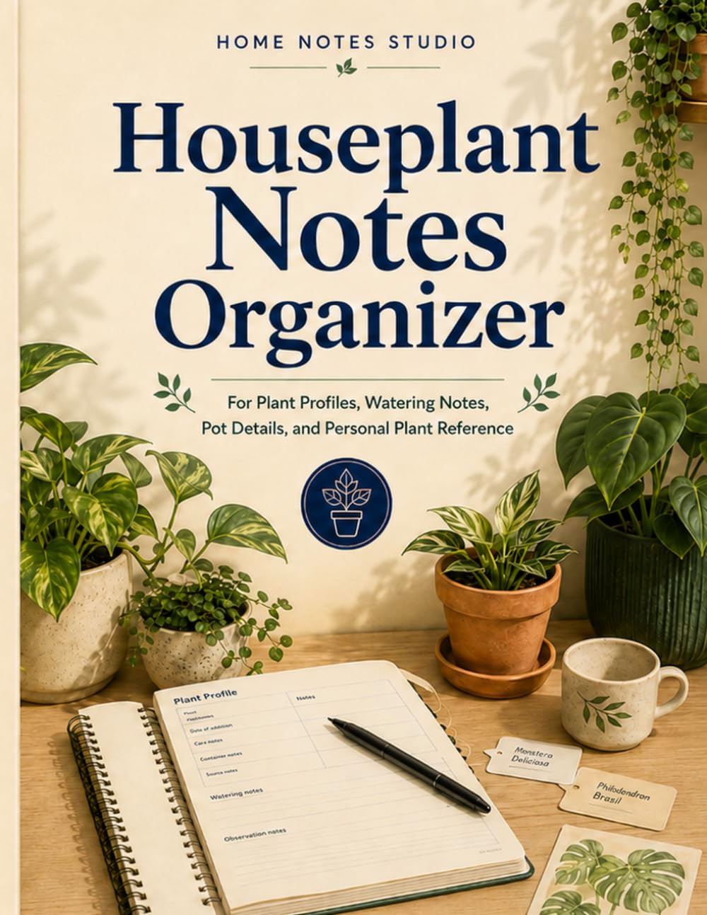 Houseplant Notes Organizer: For Plant Profiles, Watering Notes, Pot Details, and Personal Plant Reference baixar o livro de graça