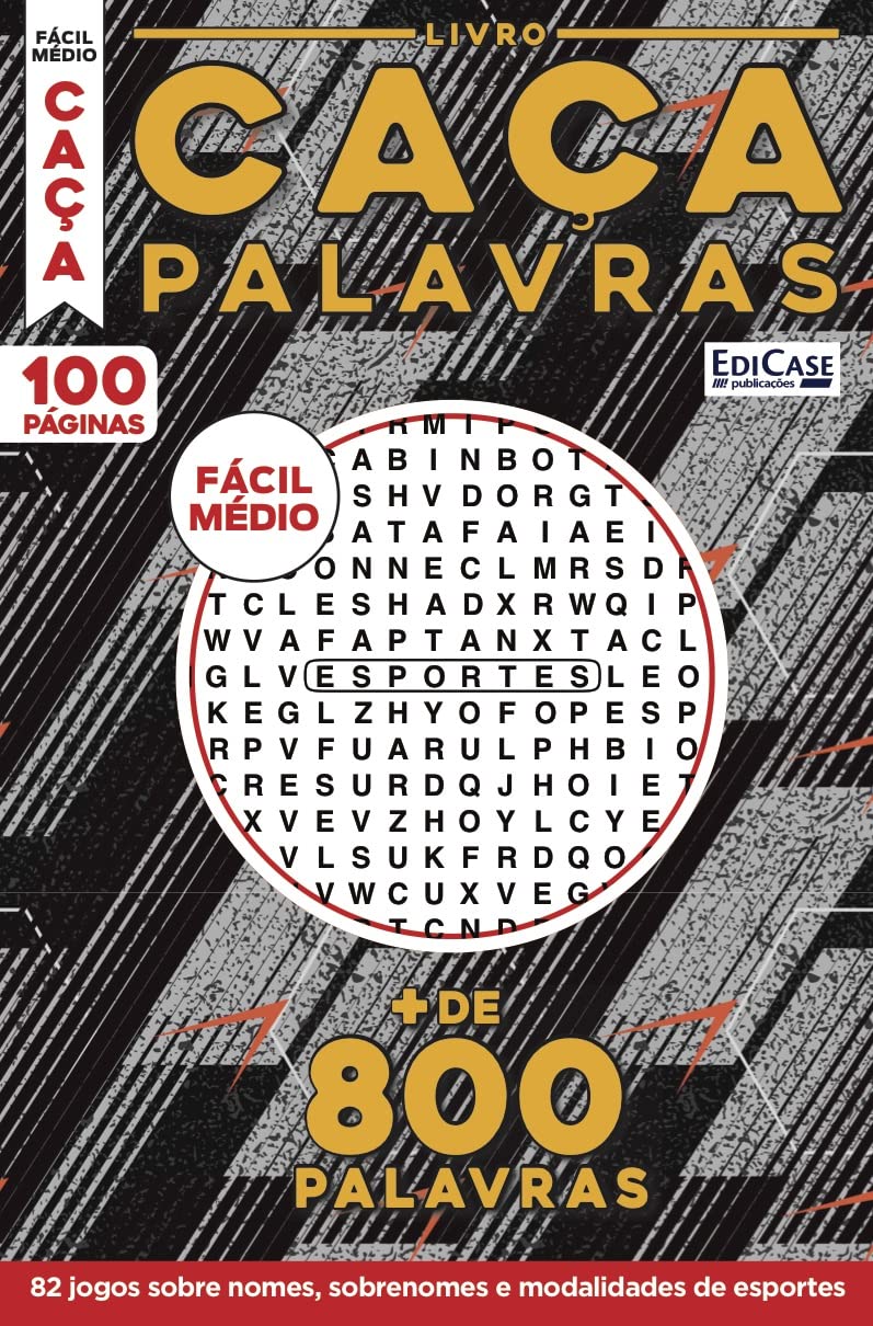 Livro Caça-Palavras 44: Nível Fácil/ Médio - 82 jogos sobre nomes, sobrenomes e modalidades de esporte baixar livro de graça