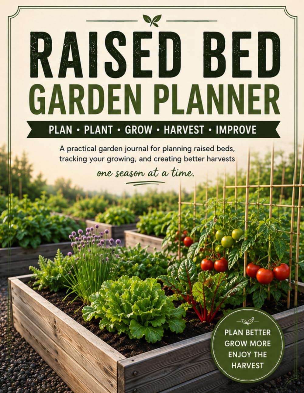 Raised Bed Garden Planner: Plan • Plant • Grow • Harvest • Improve baixar o livro de graça