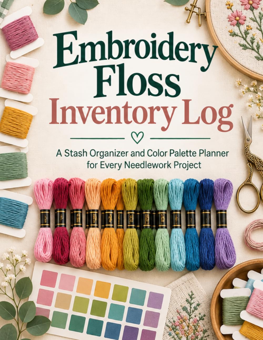 Embroidery Floss Inventory Log: A Stash Organizer and Color Palette Planner for Every Needlework Project baixar livro de graça