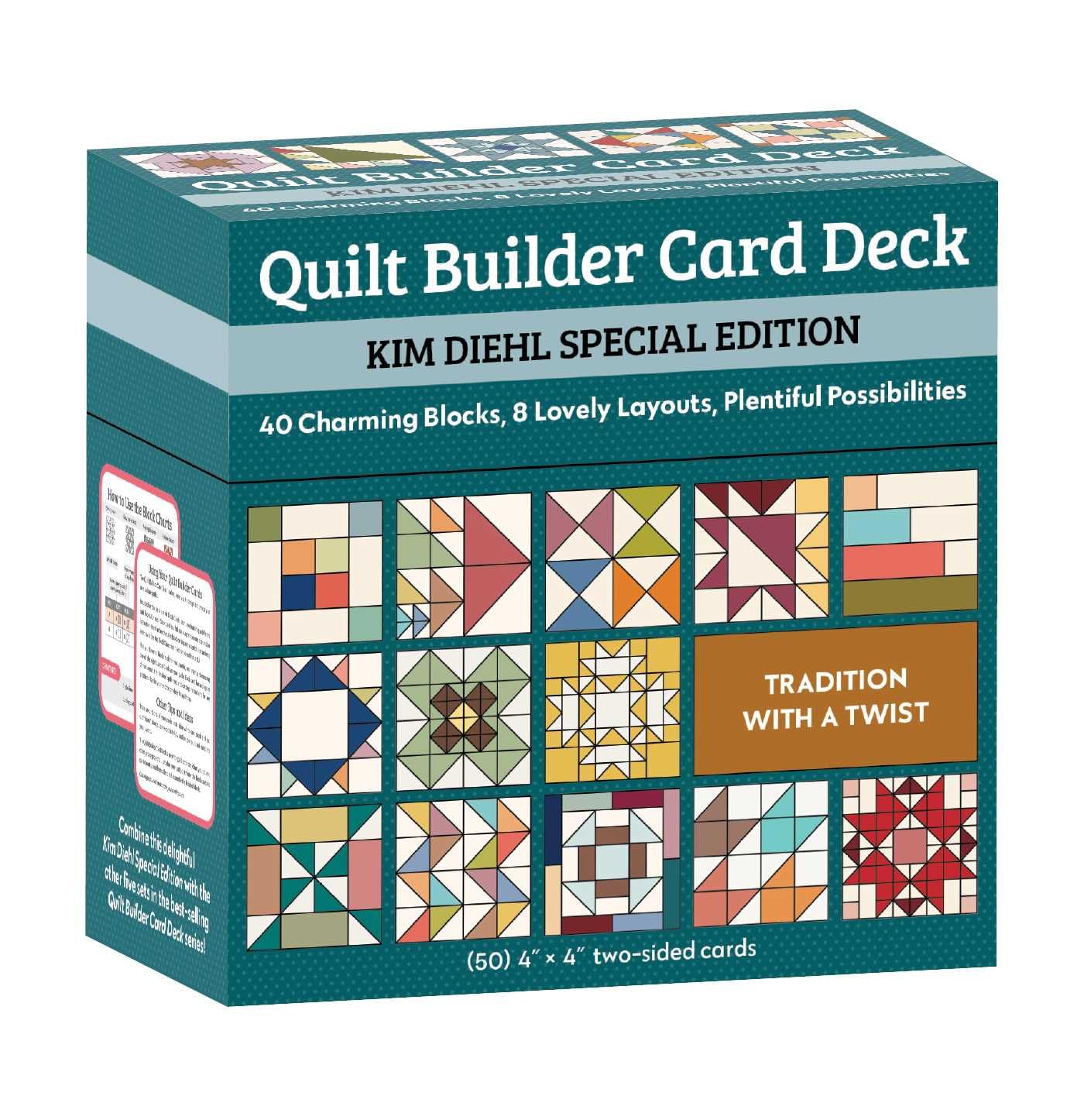 Quilt Builder Card Deck Kim Diehl Special Edition: 40 Charming Blocks, 8 Lovely Layouts, Plentiful Possibilities baixar o livro de graça