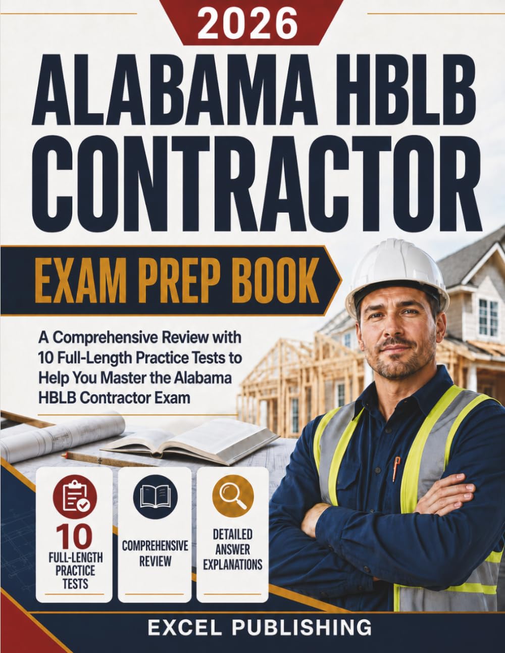 capítulo por capítulo baixar Alabama HBLB Contractor Exam Prep Book 2026: A Comprehensive Review with 10 Full-Length Practice Tests to help you master the Alabama HBLB Contractor Exam