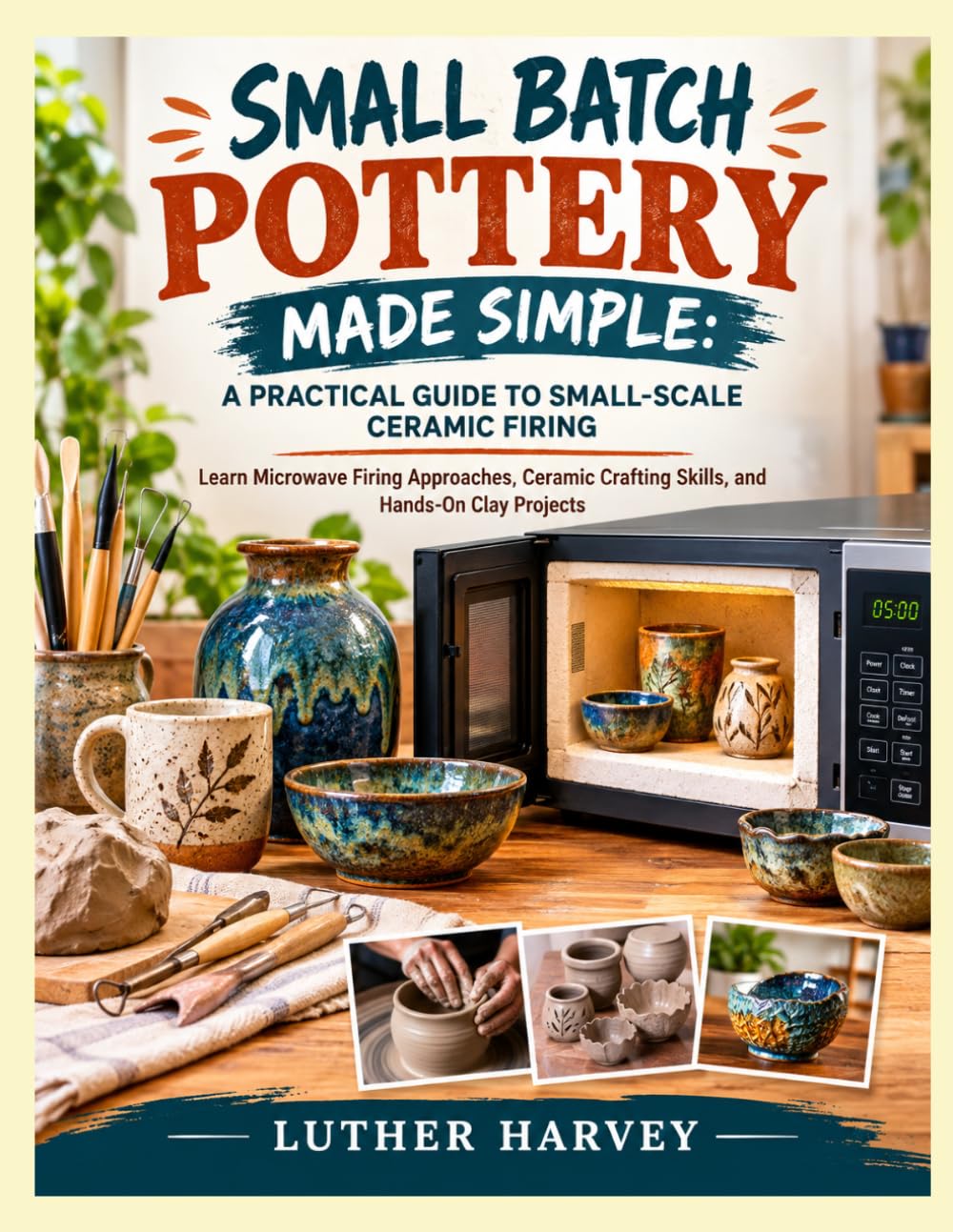 SMALL BATCH POTTERY MADE SIMPLE: A PRACTICAL GUIDE TO SMALL-SCALE CERAMIC FIRING: Learn Microwave Firing Approaches, Ceramic Crafting Skills, and Hands-On Clay Projects baixar o livro de graça