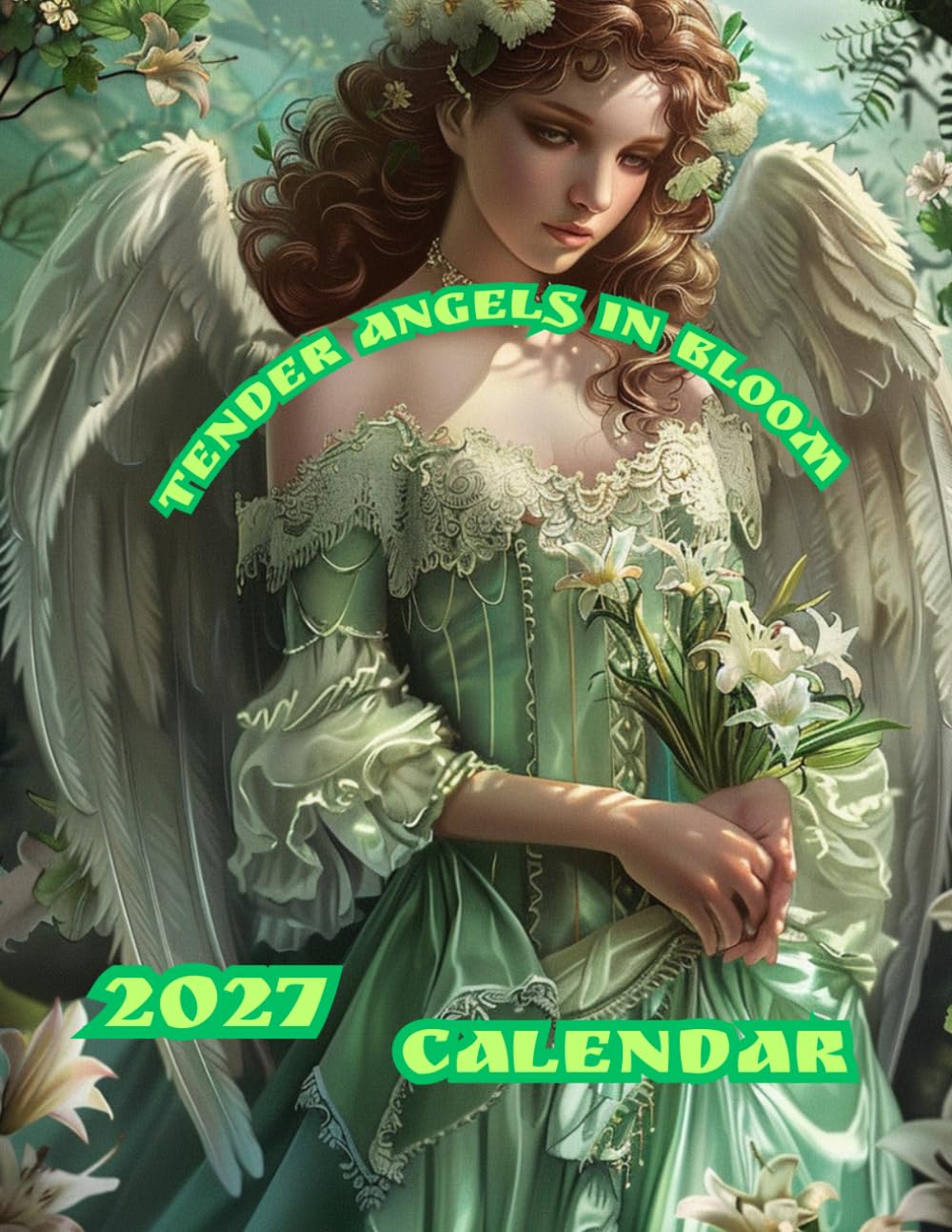 Tender Angels in Bloom 2027 Calendar