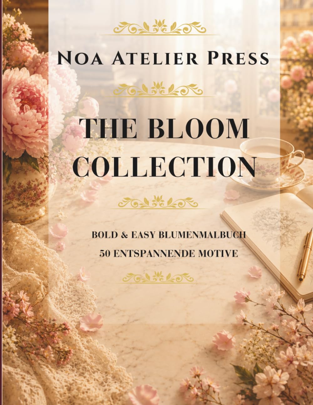 ler totalmente The Bloom Collection: Bold & Easy Blumen Malbuch für Erwachsene: Entspannende florale Designs mit dicken Linien für Achtsamkeit, innere Ruhe und pure Entspannung (German Edition)