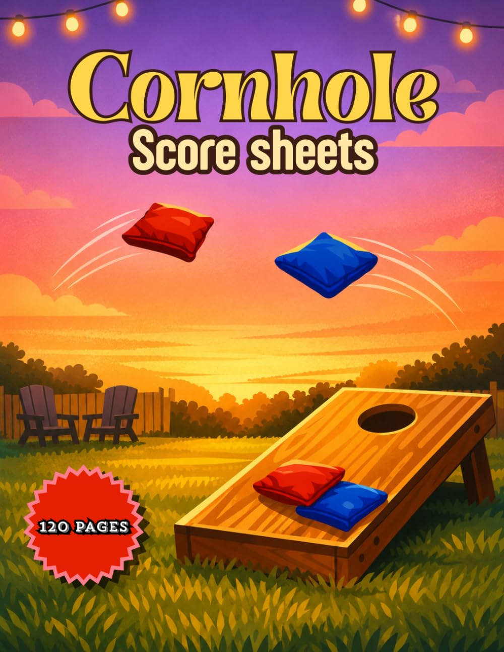 Cornhole Score Sheets and Tournament Brackets: The Complete Bean Bag Toss Scorebook | 120 Scoring Sheets & 60 Double Elimination Brackets for 10 Teams... (Score It Right: Scorebooks for Every Game) baixar livro de graça