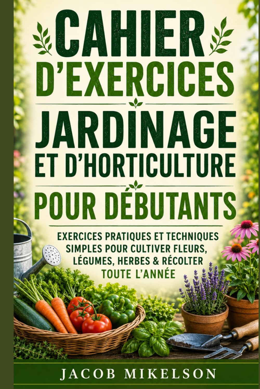 capítulo por capítulo baixar CAHIER D'EXERCICES JARDINAGE ET D'HORTICULTURE POUR DÉBUTANTS: EXERCICES PRATIQUES ET TECHNIQUES SIMPLES POUR CULTIVER FLEURS, LÉGUMES, HERBES & RÉCOLTER TOUTE L’ANNÉE (French Edition)