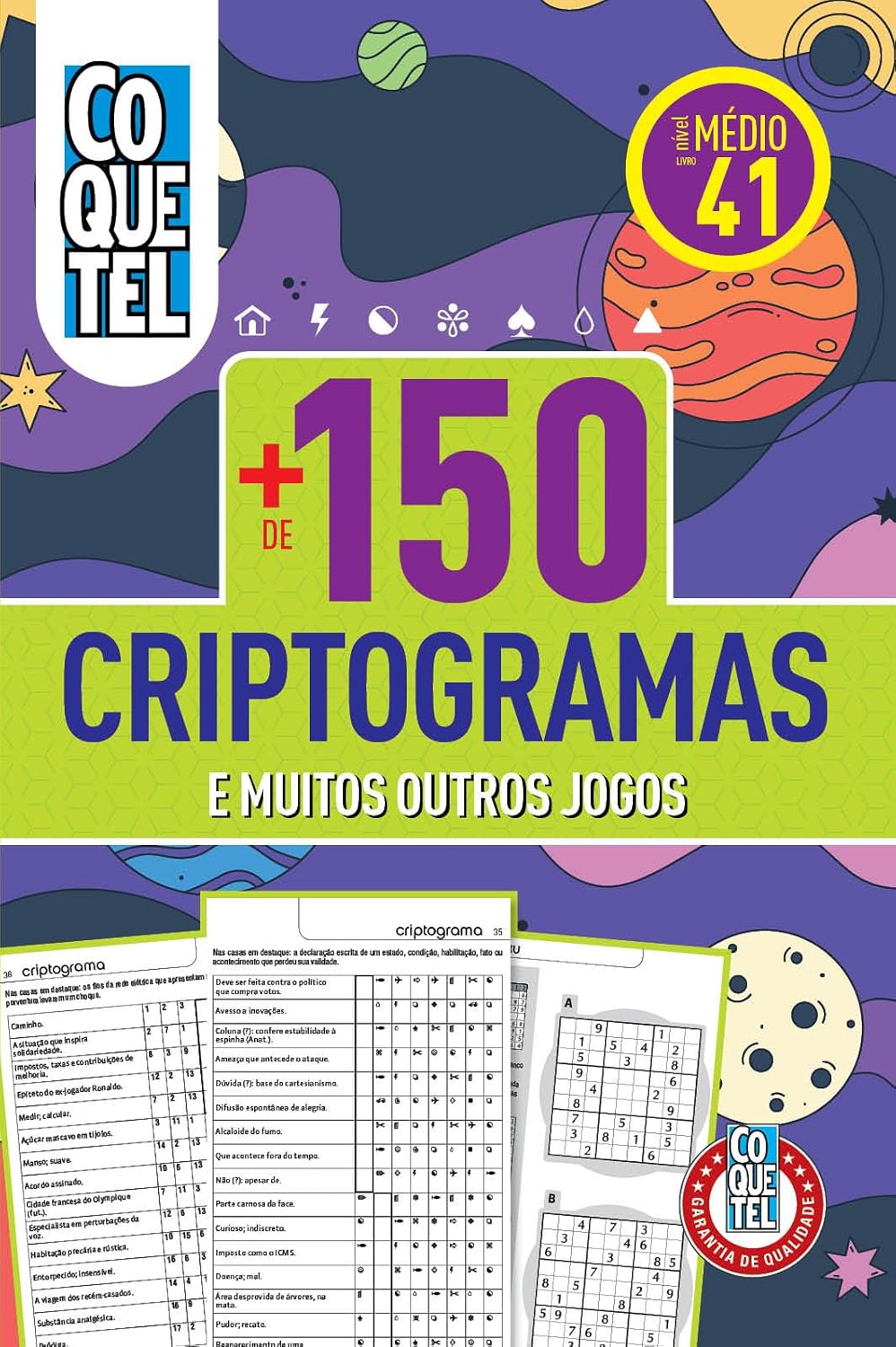 Livro Coquetel + 150 Criptogramas 41 baixar livro de graça