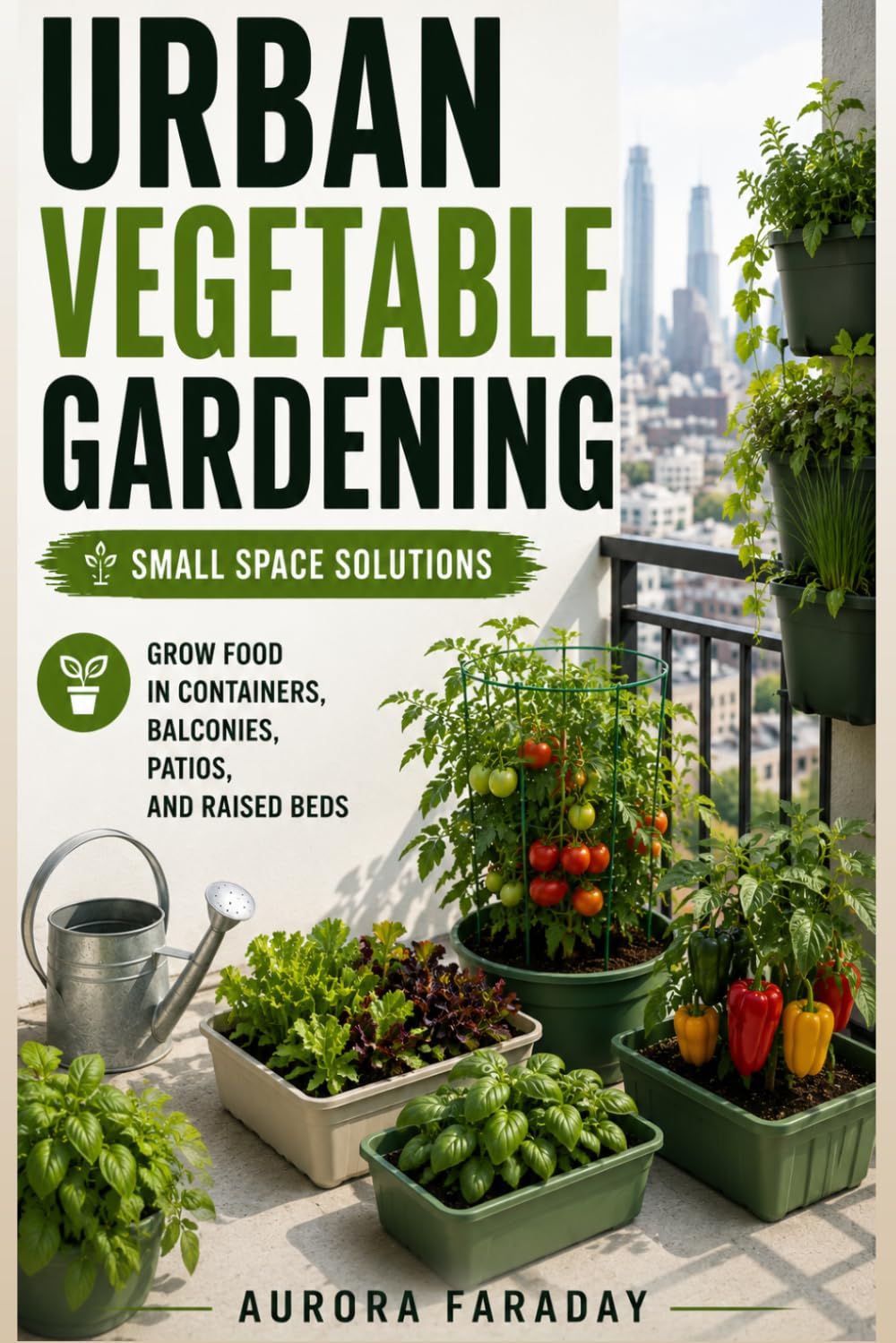 ler totalmente Urban Vegetable Gardening: Small Space Solutions: Grow Food in Containers, Balconies, Patios, and Raised Beds — Practical, Budget-Friendly Guide for Beginners