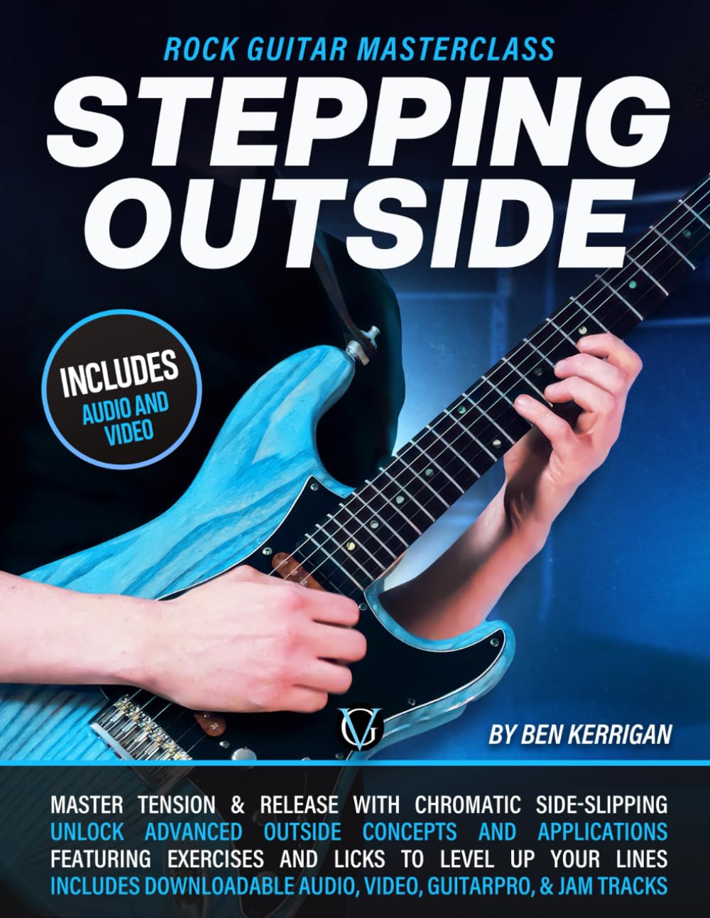 ler totalmente Stepping Outside: Rock Guitar Masterclass: Master Melodic Outside Soloing with Chromatic Sidestepping Techniques for Guitar