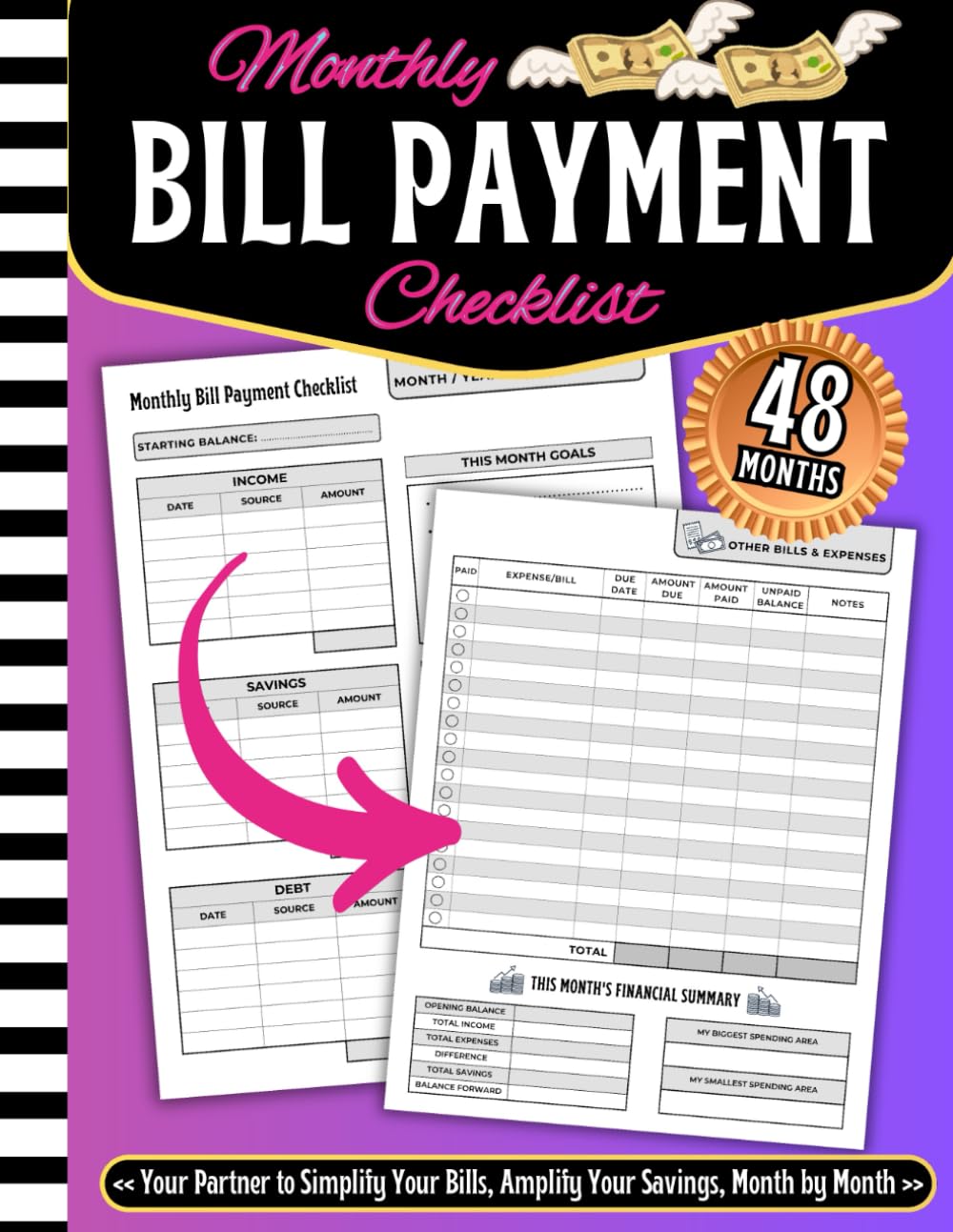 Monthly Bill Payment Checklist: Your Trusted Partner to Manage Bills, Track Payments, Pay Off Debt, and Achieve Financial Goals – Month by Month Bill Tracker Notebook & Debt Payoff Tracker. baixar livro de graça