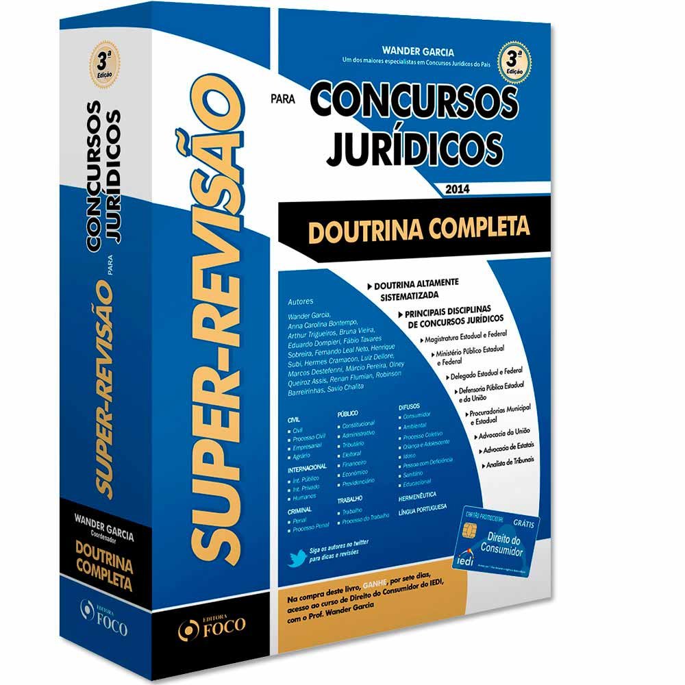 Super Revisão Concursos Jurídicos. Doutrina Completa