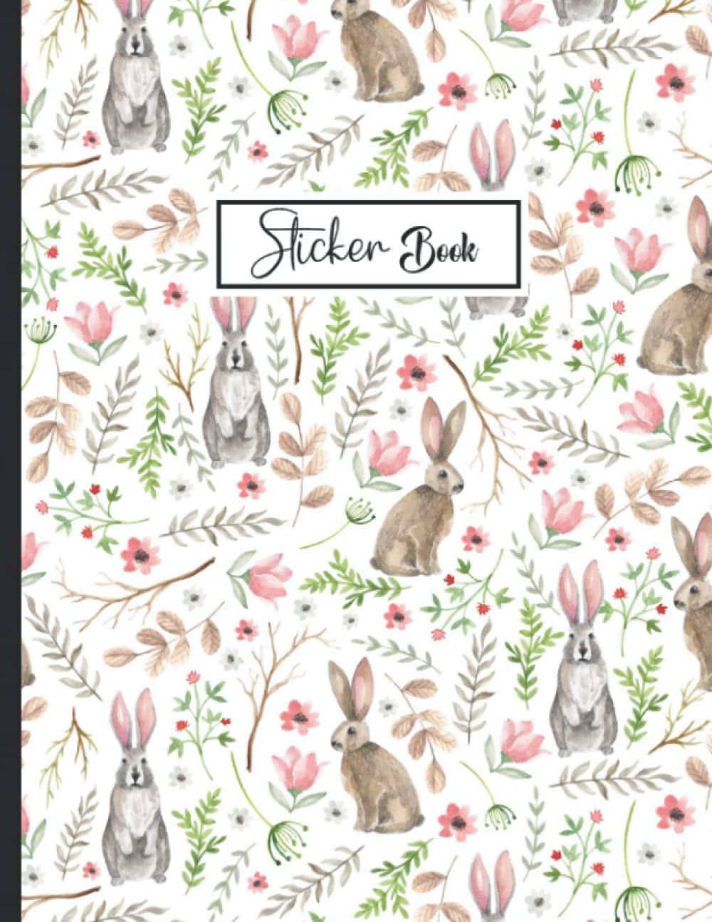 capítulo por capítulo baixar Sticker Book: Bunny Rabbit Theme Sticker Book Collecting Album Blank Notebook.