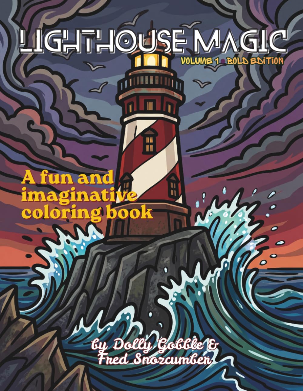 Lighthouse Magic Bold Edition: A Coloring Journey Through Historic Lighthouses, Keepers & Coastal Scenes (Color Magic) baixar o livro de graça