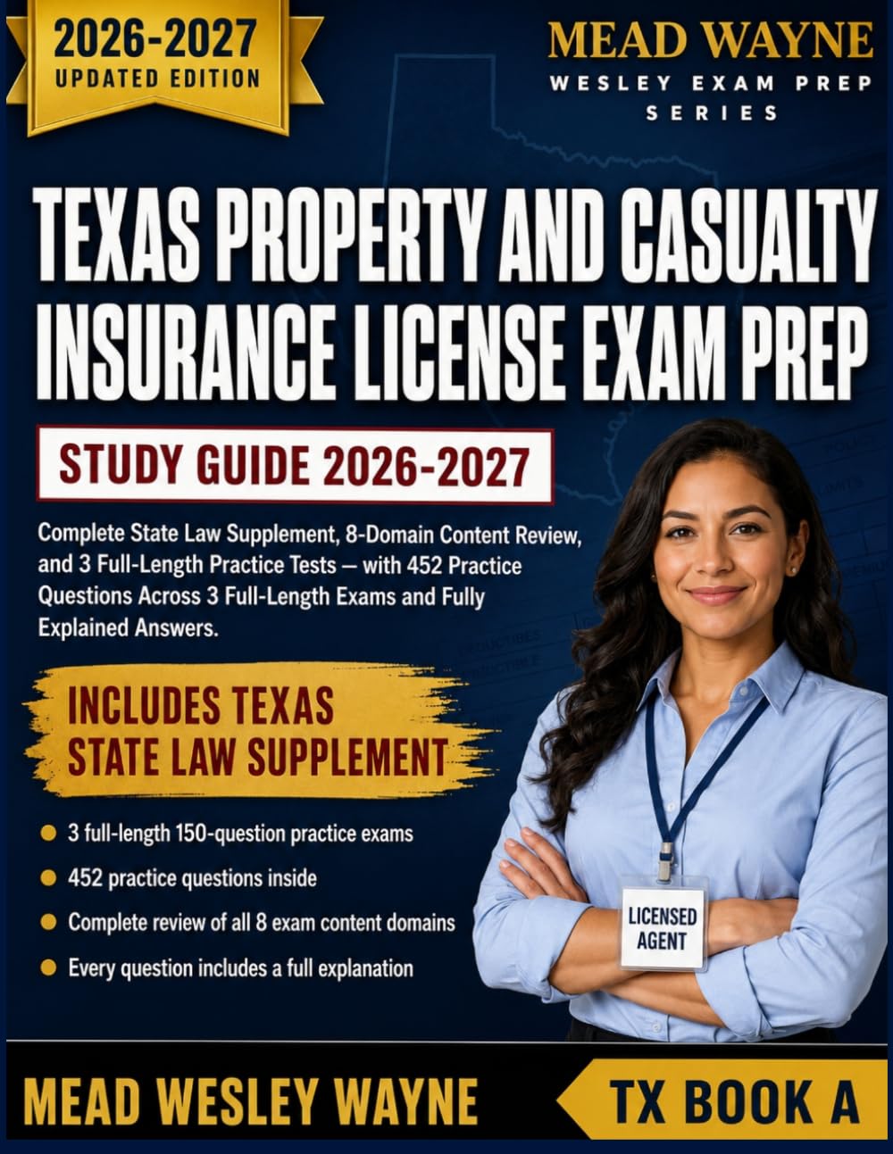 TEXAS PROPERTY & CASUALTY INSURANCE EXAM PREP 2026: Complete State Law Supplement · 8-Domain Content Review · 3 Full-Length Practice Tests (500+ Questions) baixar o livro de graça