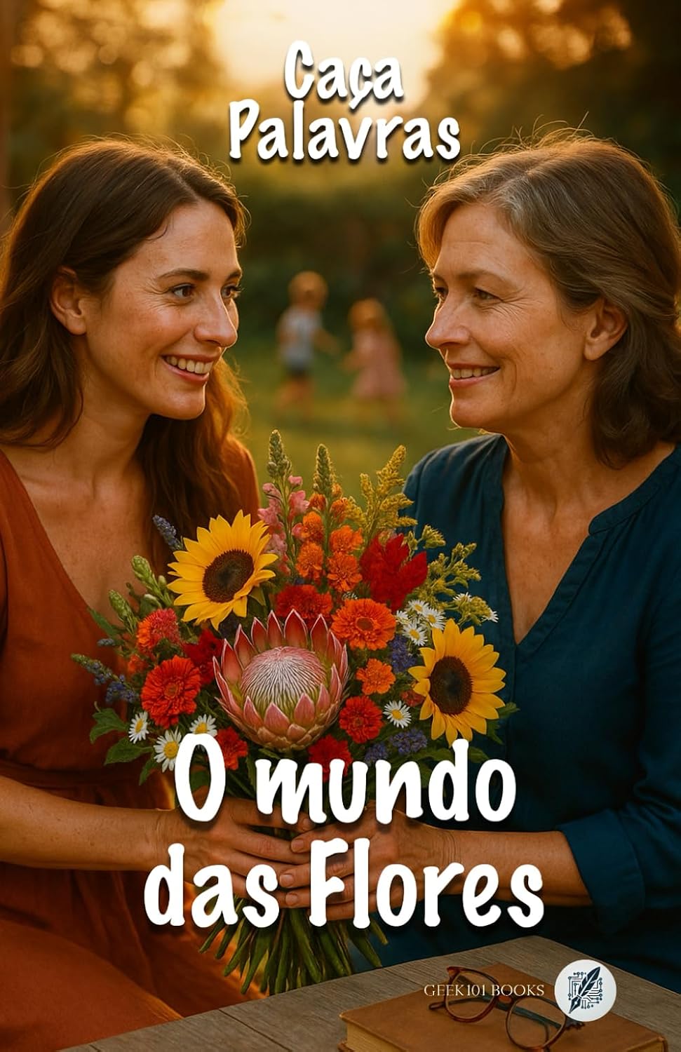 capítulo por capítulo baixar Mundo das Flores: Um caça palavras sobre flores, com um buquê colorido em cada página, com descrições de cada flor (Word Search Puzzle Books) (Portuguese Edition)