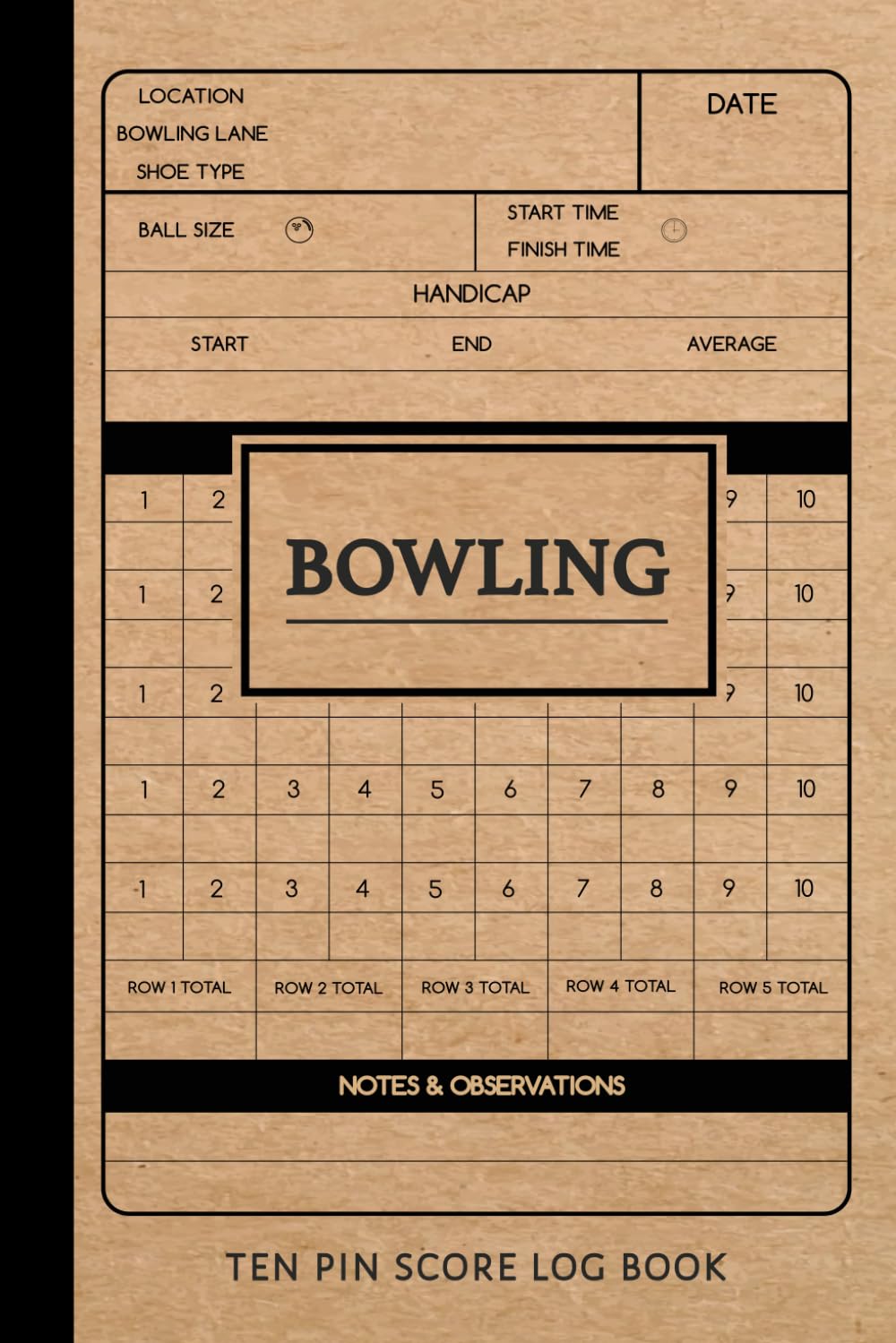 Bowling Log Book: Track & Record Every Strike. Ideal for Bowlers, Hobbyists, and Sports Enthusiasts baixar o livro de graça