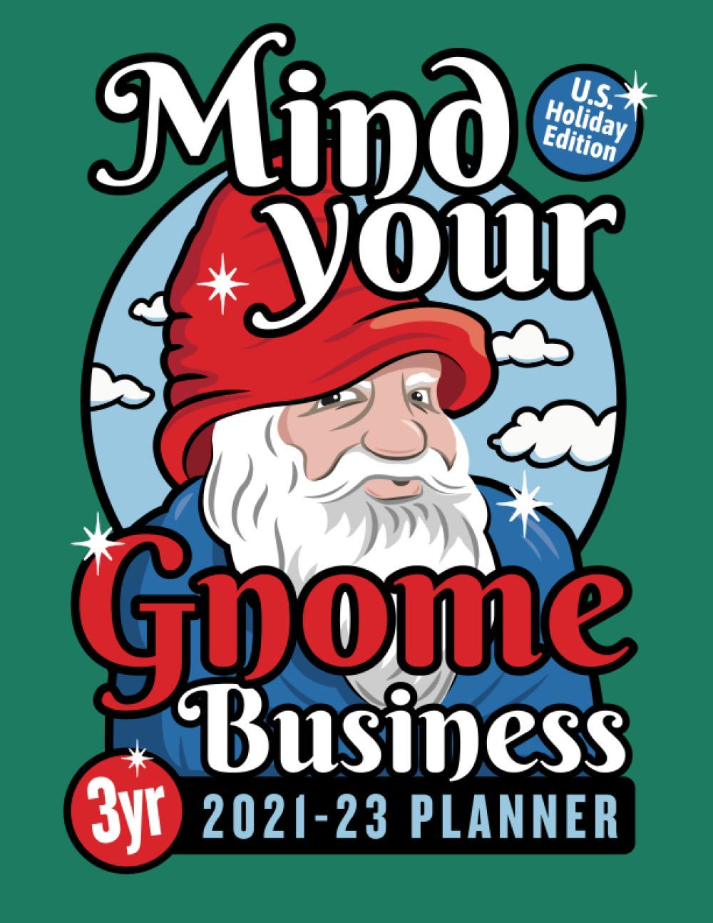 2021-23 Planner – Gnome Lovers Gift: US Holiday Edition. 8.5"x11". Month to View & Year Overviews, Note Taking baixar o livro de graça