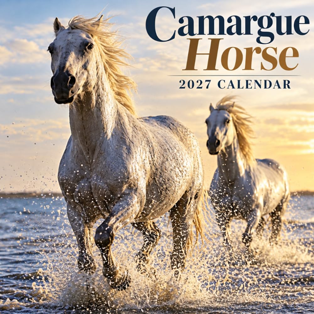 Camargue Horse Calendar 2027: French Equine Photography