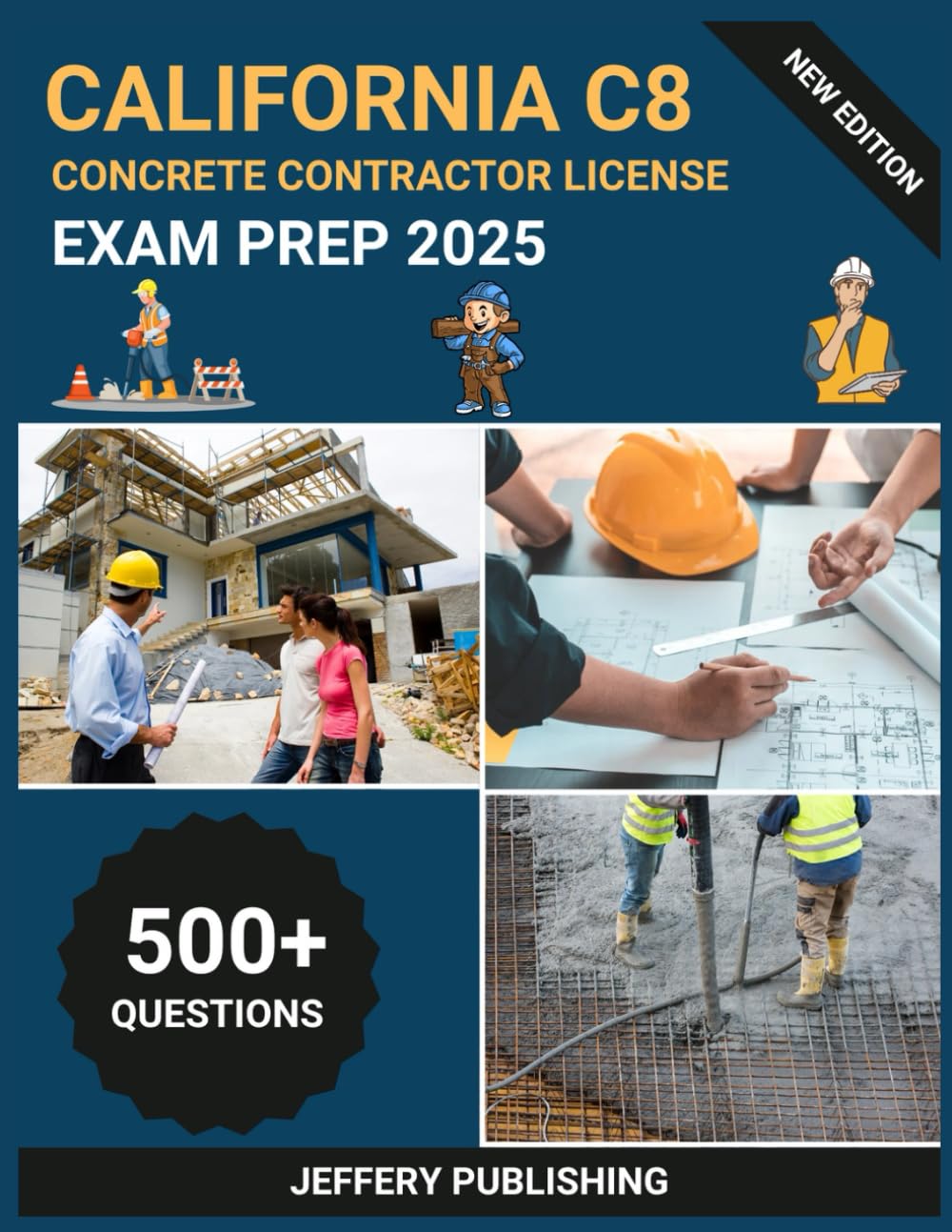 capítulo por capítulo baixar California C8 Concrete Contractor License Exam Prep 2025: Comprehensive Test Prep with Practice Questions, Real-World Scenarios, and Essential Knowledge for Concrete Contractor Certification Success