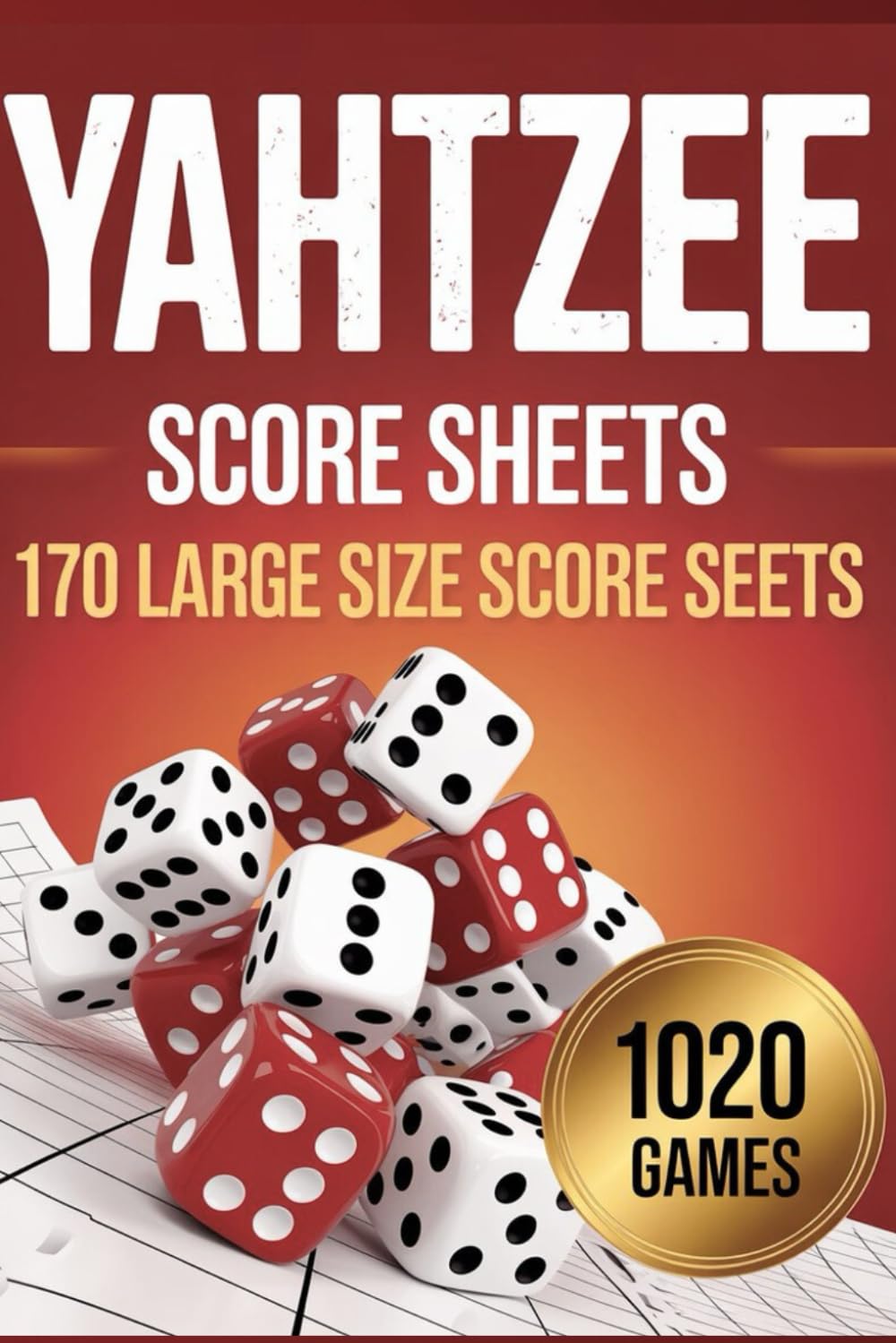 capítulo por capítulo baixar Yatzee Score Pads Large Print: 1020 Score Games for Scorekeeping, Perfect Size Yatzee Score Sheets (170 Score Sheets)