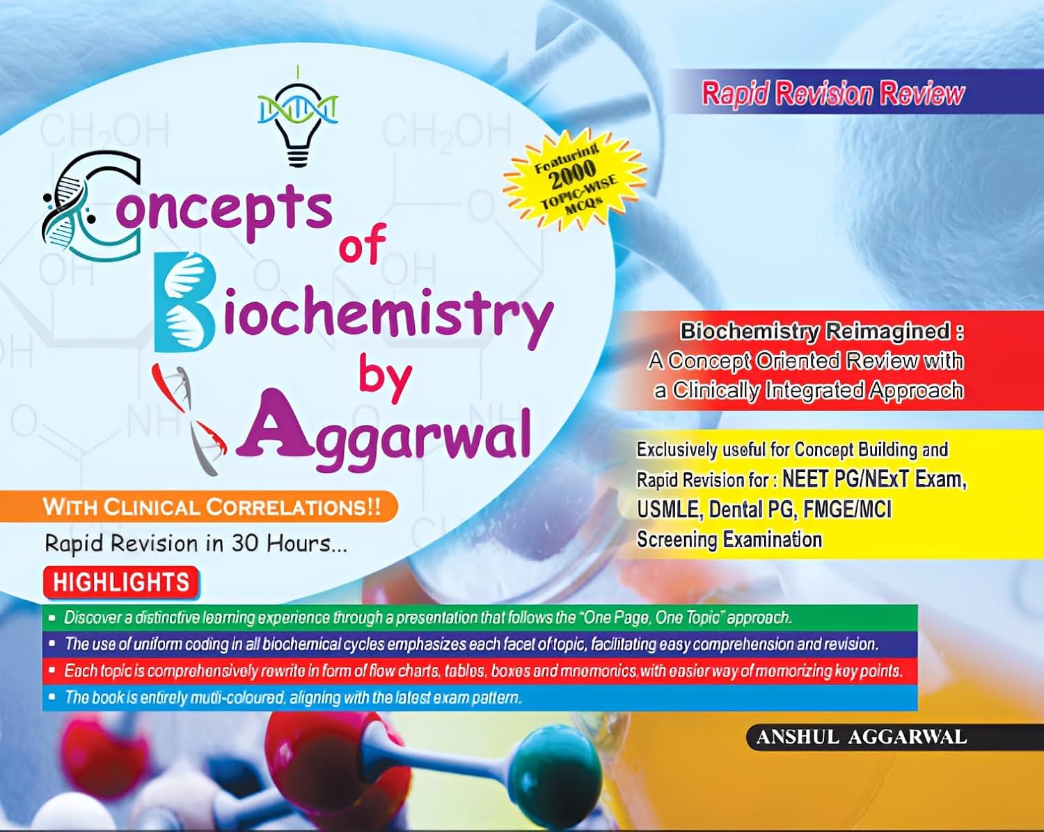 ler totalmente Concepts of Biochemistry By Aggarwal: With Clinical Correlations (Rapid Revision in 30 Hours) (English Edition)