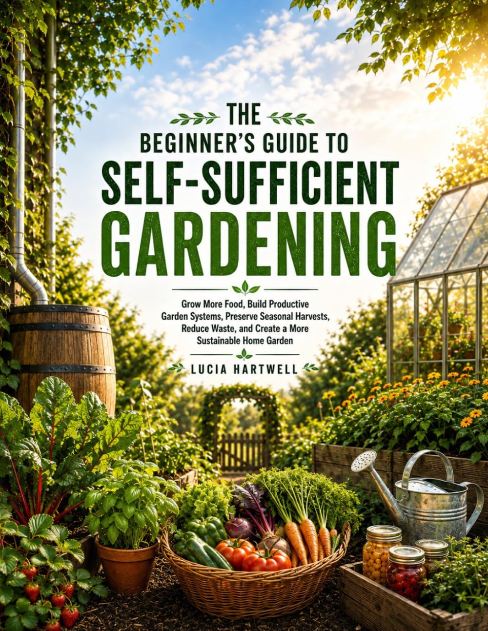 The Beginner's Guide to Self-Sufficient Gardening: Grow More Food, Build Productive Garden Systems, Preserve Seasonal Harvests, Reduce Waste, and Create a More Sustainable Home Garden baixar livro de graça